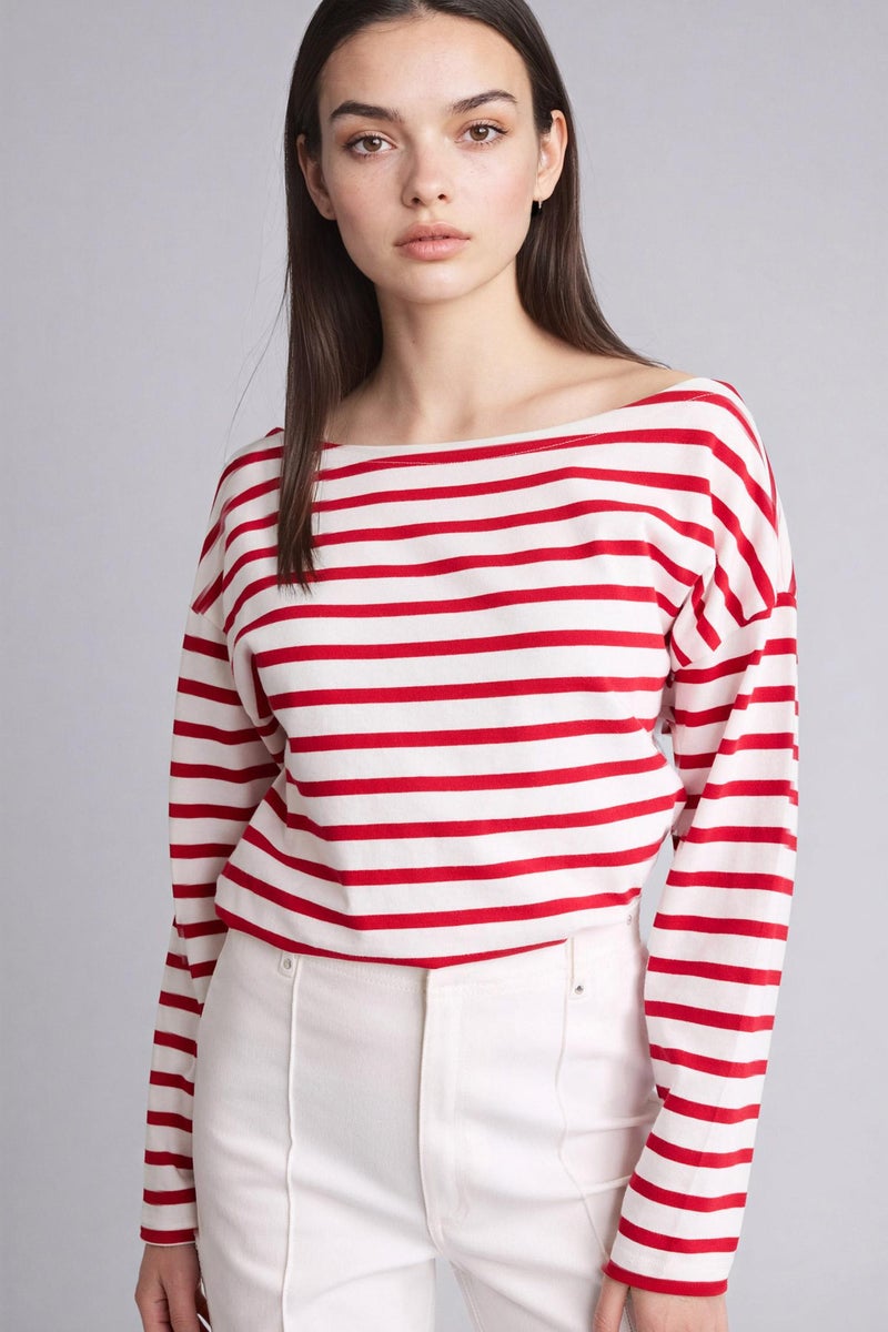 ديفاكتو تيشيرت كم طويل بريميوم قصة مريحة - Image 3